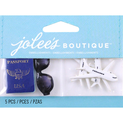 Jolee's Boutique Dimensional Embellishments 5/Pkg