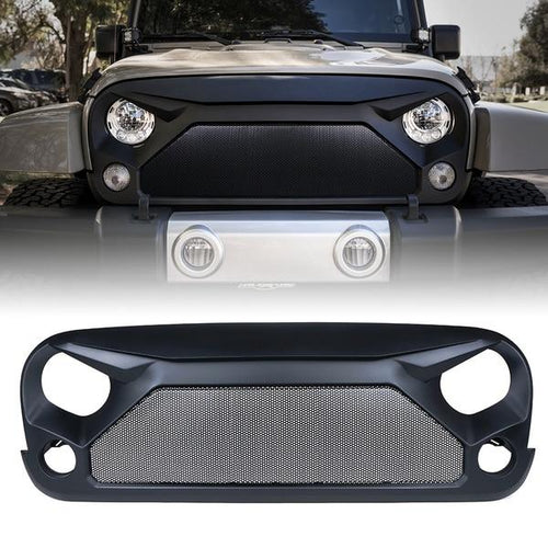 Xprite Gladiator Grille with Steel Mesh for 2007-2018 Jeep Wrangler JK