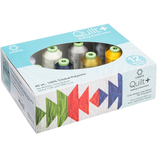 Coats Quilt + Polytri Thread Boxed Assortment 1100yd