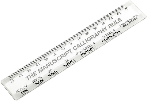 The Manuscript Calligraphy Rule Ruler