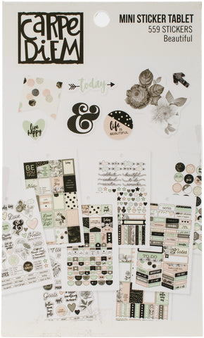 Carpe Diem Beautiful Mini Stickers