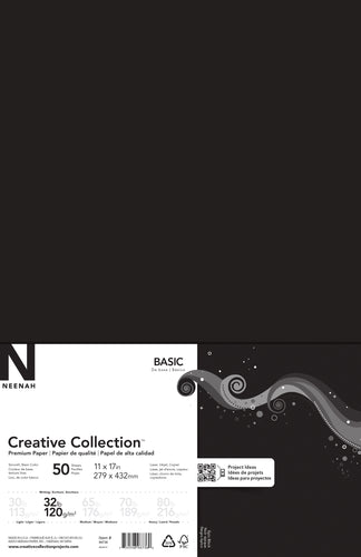 Neenah Cardstock 11"X17" 32lb (120gsm) 50/Pkg