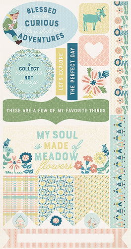 Meadow Double-Sided Cardstock Die-Cut Sheet 6"X12"