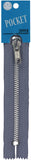 Coats Fashion Pocket Aluminum Teeth Zipper 5"