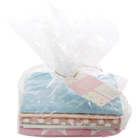 Papermania Spots/Stripes Pastels Fat Quarter Bundle