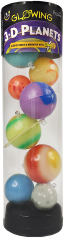 3-D Planets In Tube