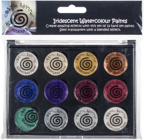 Cosmic Shimmer Iridescent Watercolor Palette Set 7