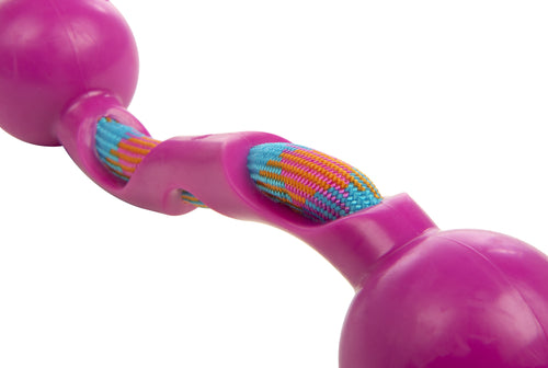 goDog Rope Tek Bone Dog Toy-Small
