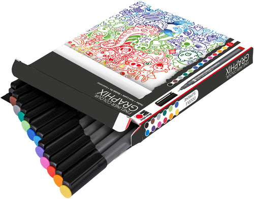 Marabu Fineliner Set 12/Pkg