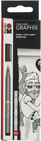 Marabu Fineliner 4/Pkg