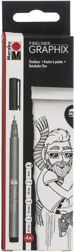 Marabu Fineliner 4/Pkg