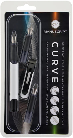 Manuscript Curve Fountain Pen Set W/3 Nibs
