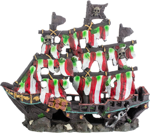 Penn-Plax Deco-Replicas Ship Aquarium Ornament