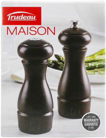 Maya Salt & Pepper Mill Shakers Set 6"