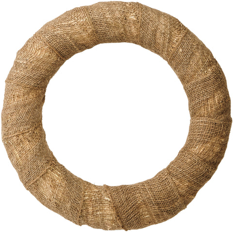 Floracraft Burlap Wrapped Wreath