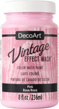 DecoArt Vintage Effect Wash Paint 8oz