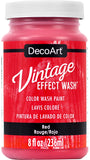 DecoArt Vintage Effect Wash Paint 8oz
