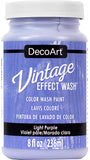 DecoArt Vintage Effect Wash Paint 8oz