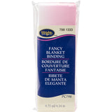 Wrights Single Fold Satin Fancy Blanket Binding 2"X4.75yd