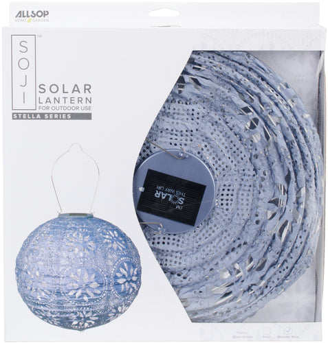 Soji Stella Boho Globe Solar Lantern 12"