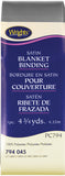 Wrights Single Fold Satin Blanket Binding 2"X4.75yd