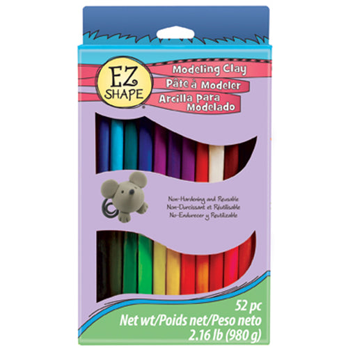 EZ Shape Non-Hardening Modeling Clay 2.16lb 52/Pkg