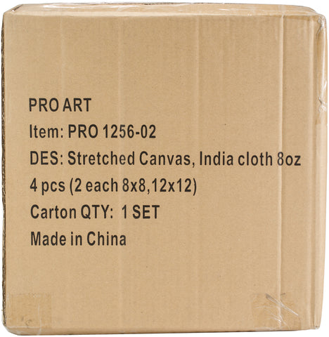 Pro Art Nested Artist Canvas Set 4/Pkg