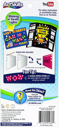 Reusable Poster Lights 20/Pkg