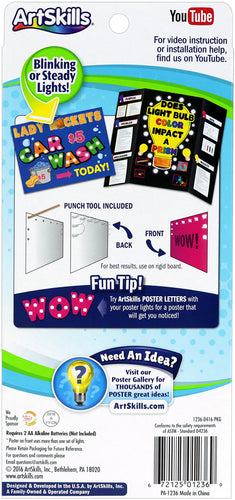 Reusable Poster Lights 20/Pkg