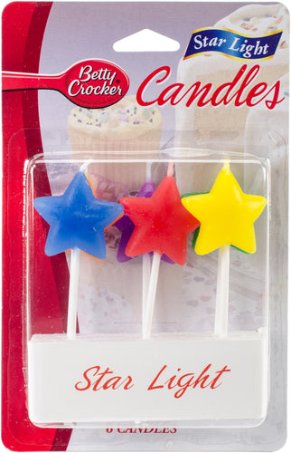 Betty Crocker Birthday Candles 6/Pkg