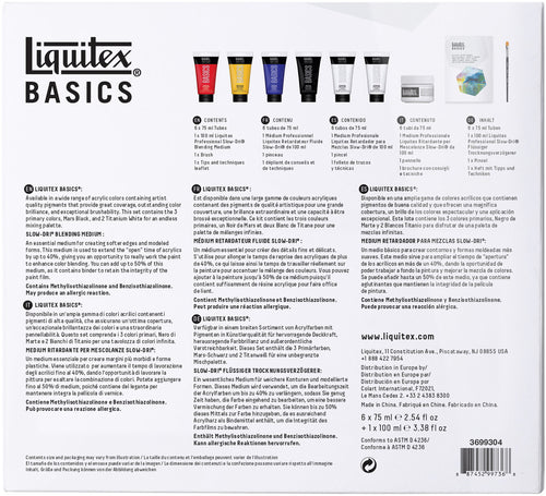 Liquitex Basics Technique Set 9 Pieces