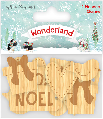Helz Cuppleditch Wonderland Laser-Cut Wooden Shapes