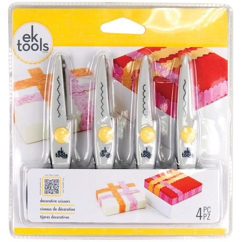 Decorative Scissors 5.5" 4/Pkg