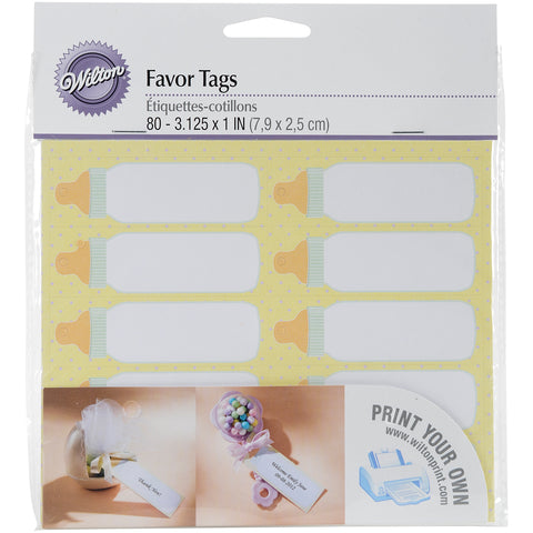 Favor Tags 80/Pkg