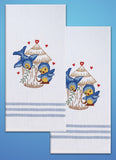 Tobin Stamped For Embroidery Kitchen Towels 20"X28" 2/Pkg