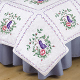 Tobin Stamped White Quilt Blocks 18"X18" 6/Pkg