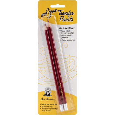 Aunt Martha's Hot Iron Transfer Pencils 2/Pkg