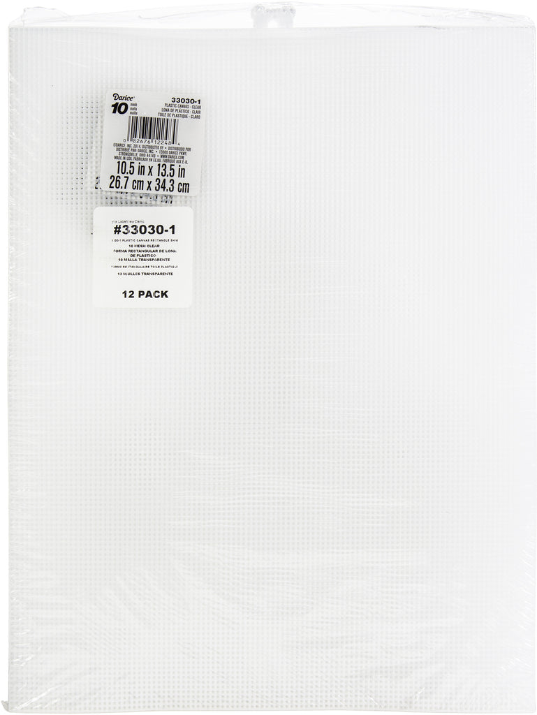 Plastic Mesh Canvas Sheet (10.5 by 13.5) [33030-1] 