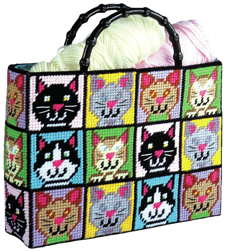 Design Works Plastic Canvas Tote Bag Kit 12"X13"X9"