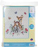 Janlynn Stamped Quilt Cross Stitch Kit 34"X43"