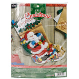 Bucilla Felt Stocking Applique Kit 18" Long