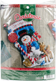 Bucilla Felt Stocking Applique Kit 18" Long