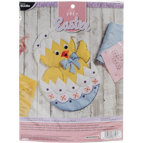 Bucilla Felt Wall Hanging Applique Kit 15"X22"