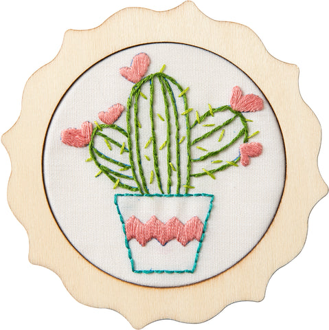 Bucilla/My 1st Stitch Mini Stamped Embroidery Kit 4"