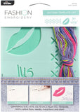 Bucilla Fashion Embroidery Template Kit 5"X6"