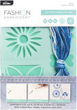 Bucilla Fashion Embroidery Template Kit 5"X6"