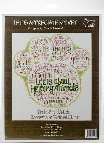 Imaginating Counted Cross Stitch Kit 11"X12"