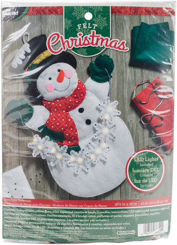 Bucilla Felt Wall Hanging Applique Kit 16.5"X23"
