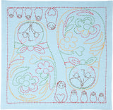 Sashiko World Russia Stamped Embroidery Kit