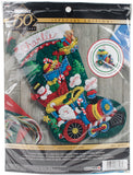 Bucilla Felt Stocking Applique Kit 18" Long